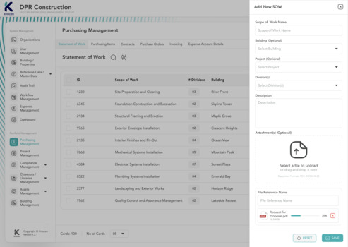 product dahboard preview