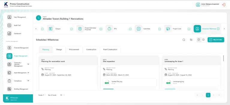 product dahboard preview